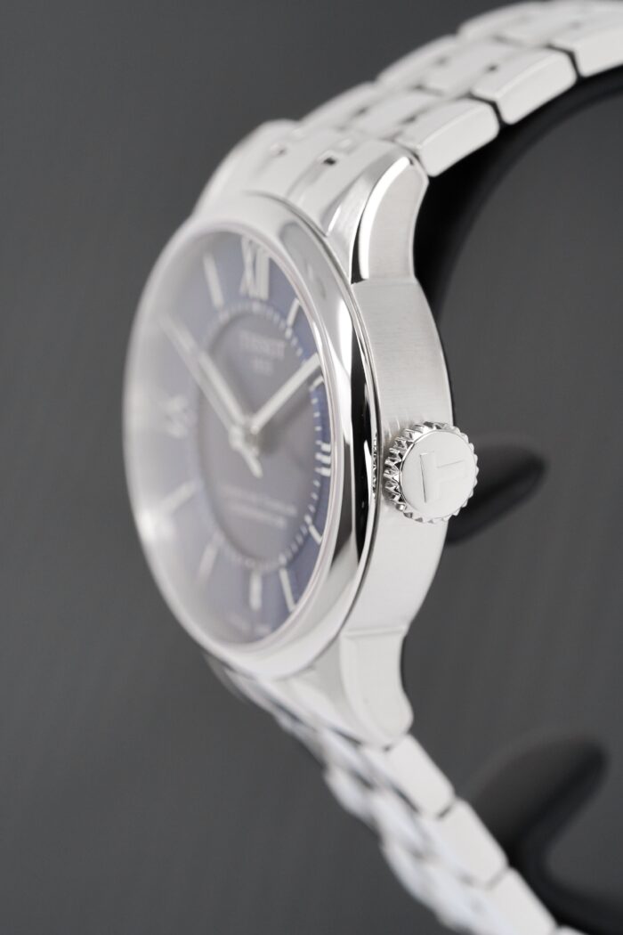 Tissot Ladies Automatic Watch Chemin Des Tourelles Powermatic 80 Blue - T099.207.11.048.00 - Image 6
